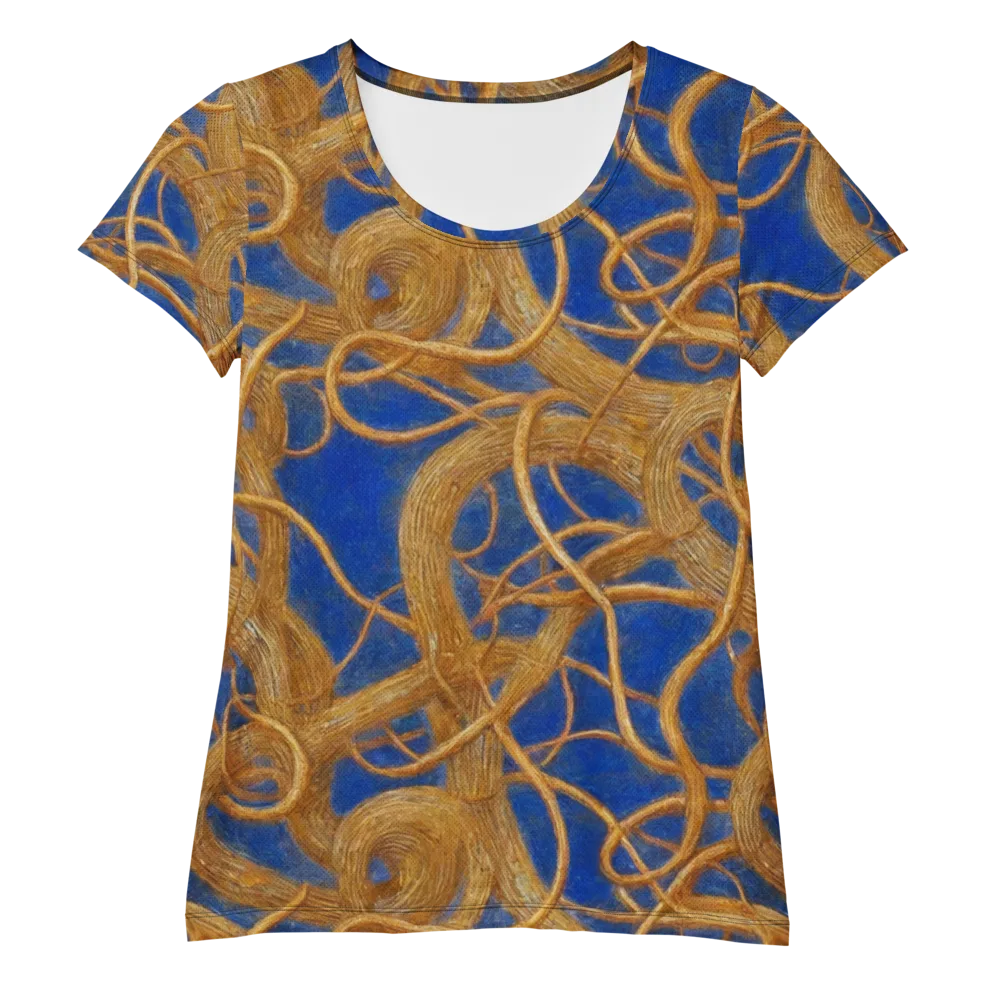 Gilded Tangle on Women's Athletic T-Shirt — Front