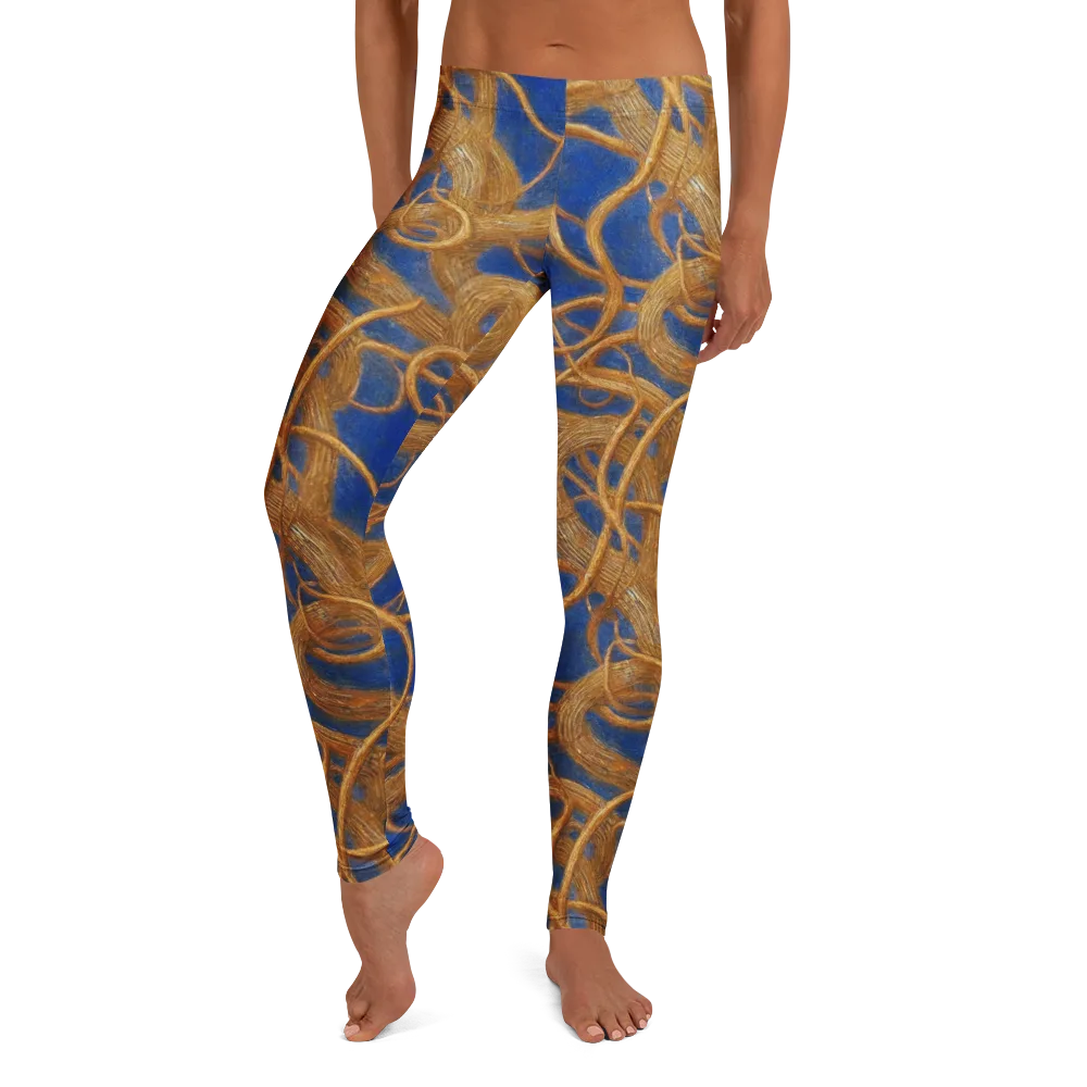 Gilded Tangle on Leggings — Front