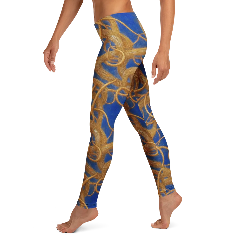 Gilded Tangle on Leggings — Left
