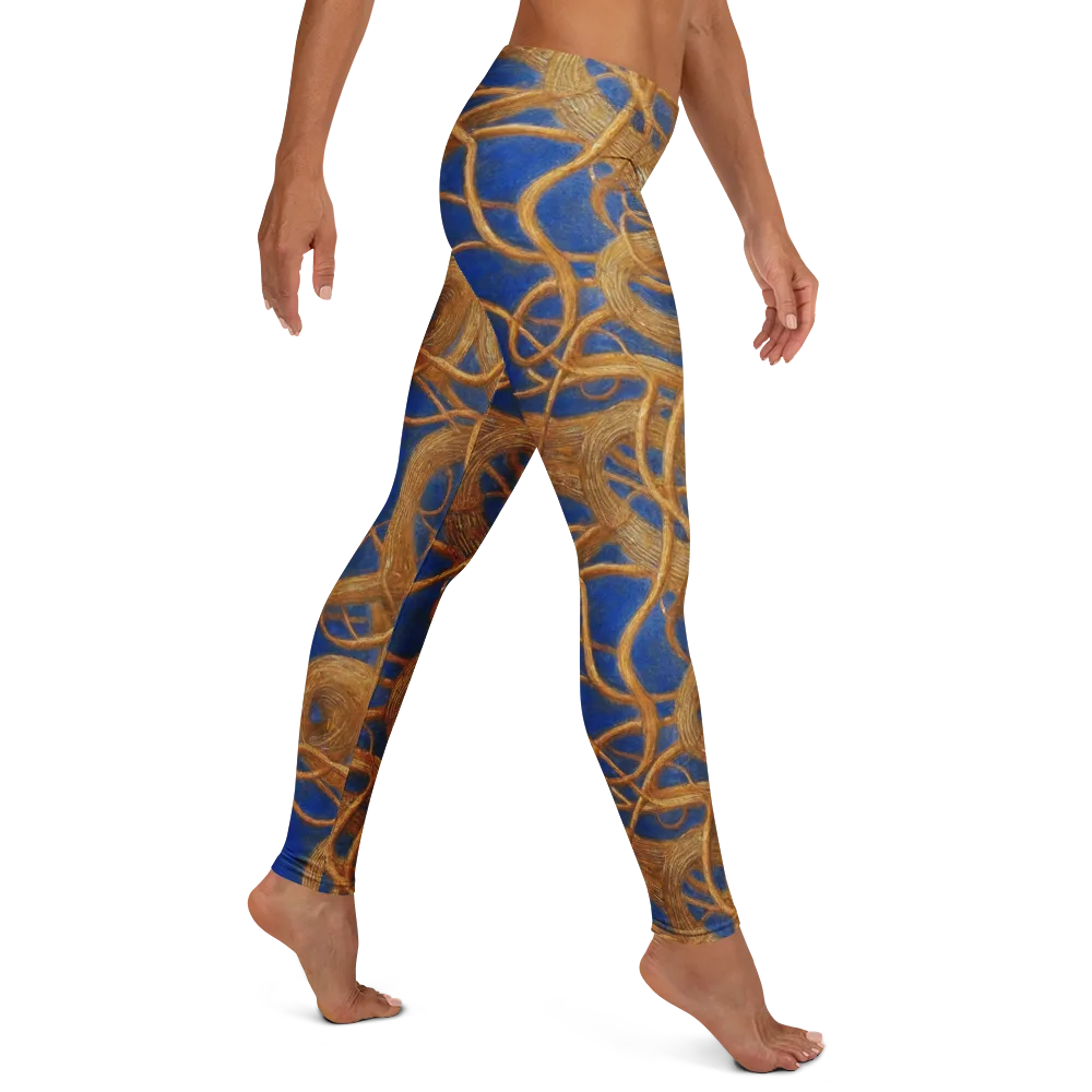 Gilded Tangle on Leggings — Right