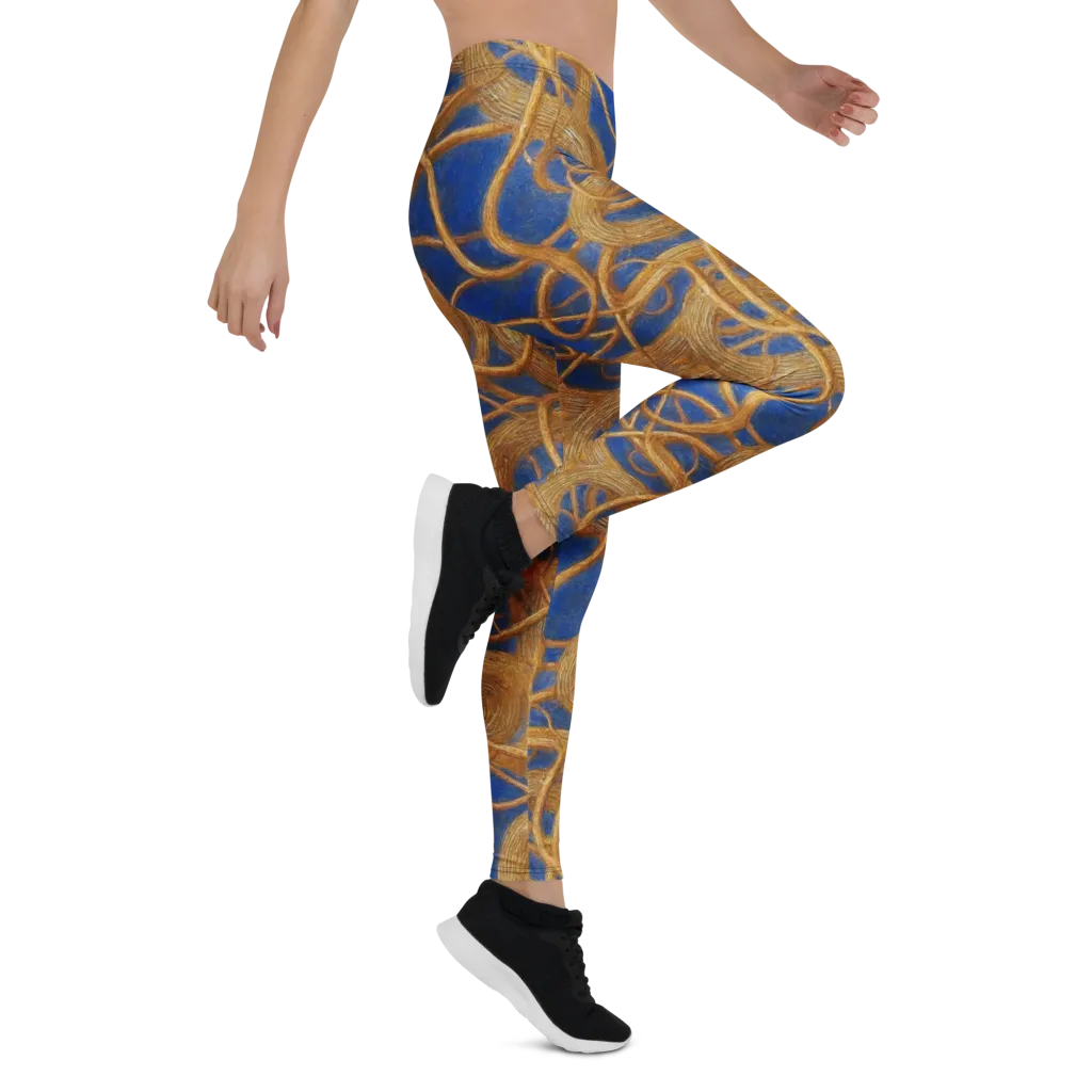 Gilded Tangle on Leggings — Right
