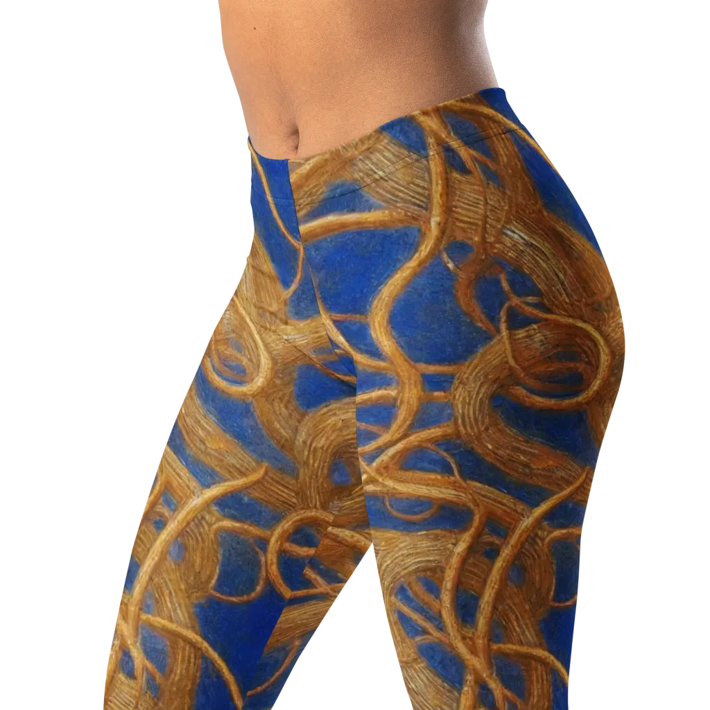 Gilded Tangle on Leggings — Left Front