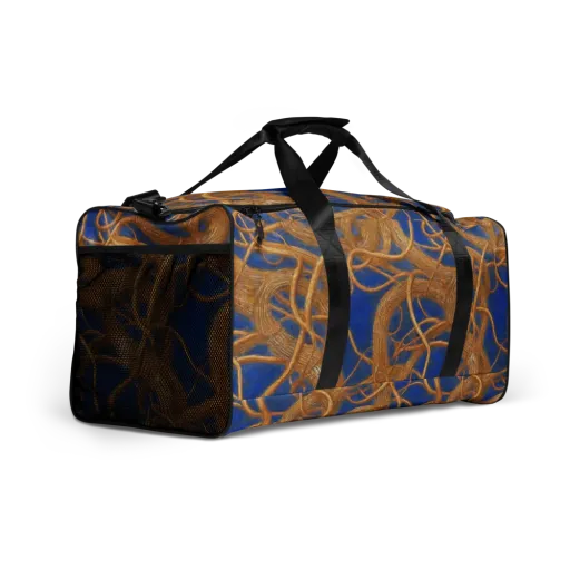 Gilded Tangle on a Duffle Bag