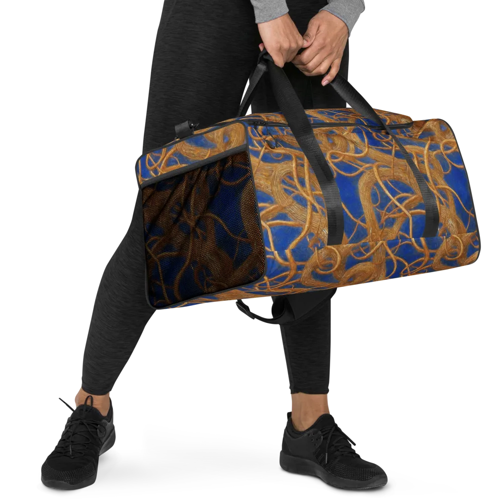 Gilded Tangle on Duffle Bag — Right Front