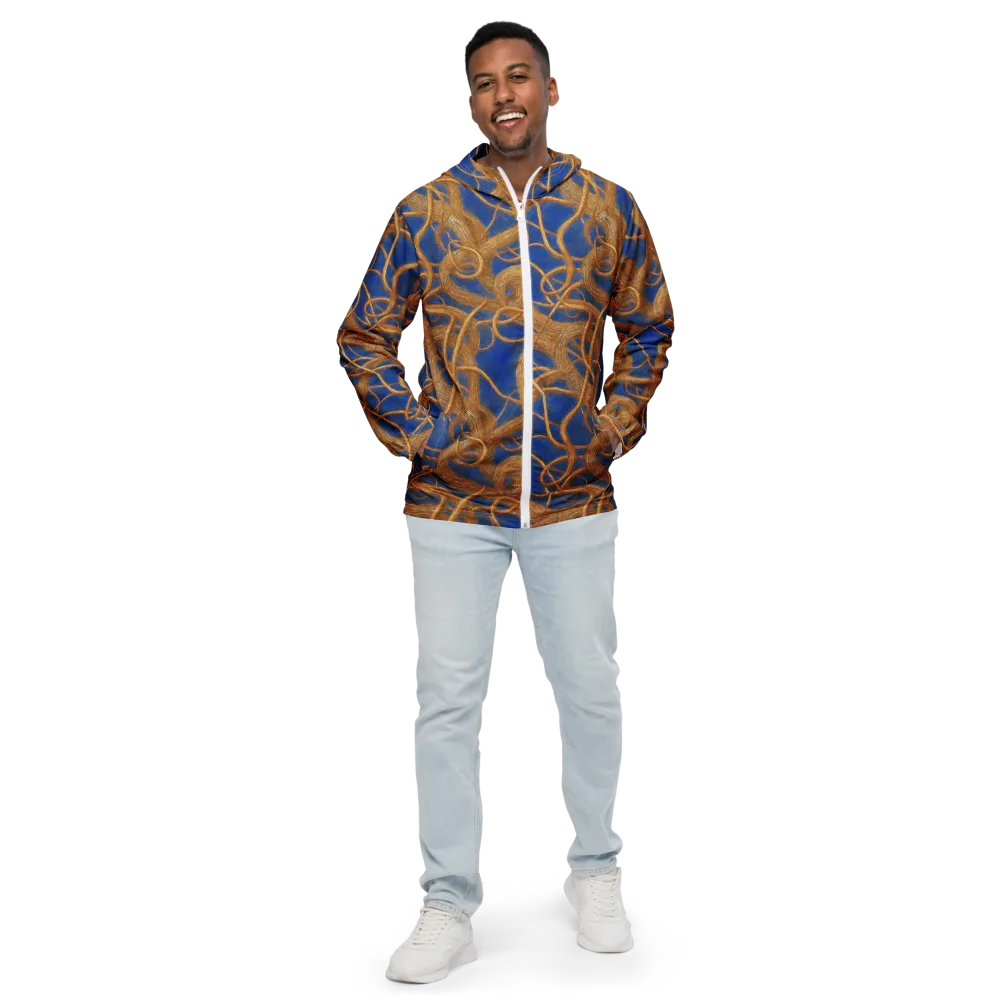 Gilded Tangle on Men's Windbreaker — Front