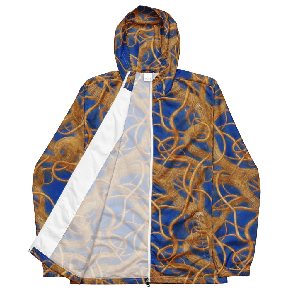 Gilded Tangle on Men's Windbreaker — Front