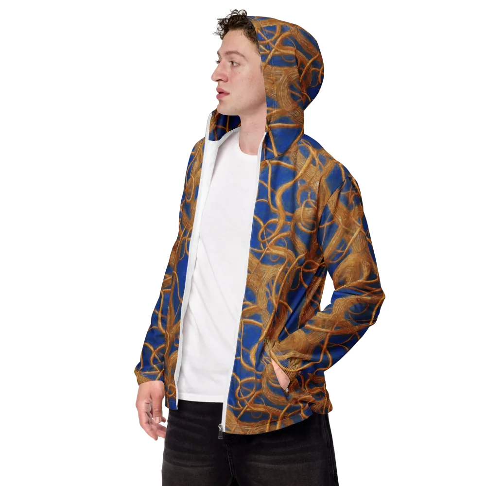 Gilded Tangle on Men's Windbreaker — Left Front