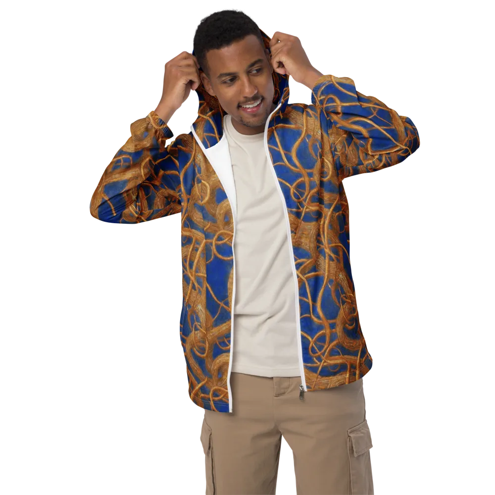Gilded Tangle on Men's Windbreaker — Front
