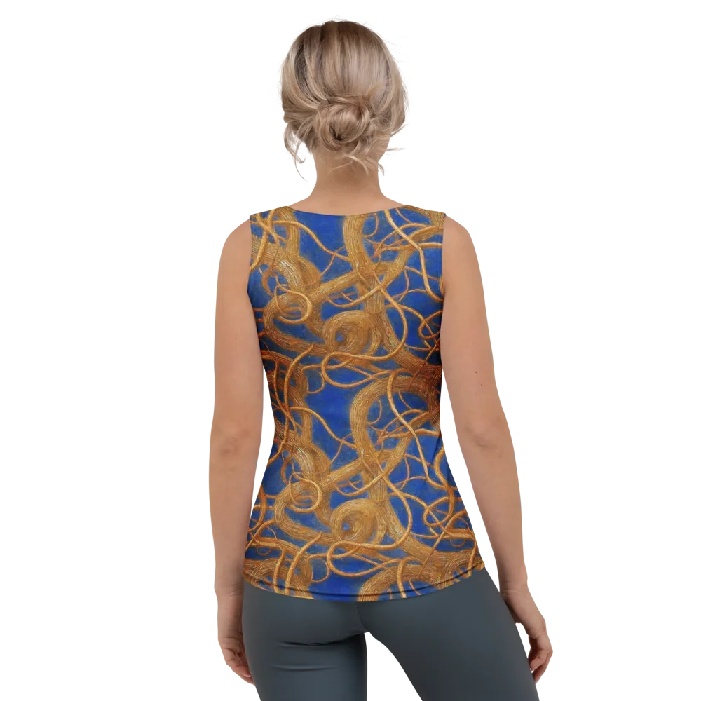 Gilded Tangle on Women's Tank Top — Back