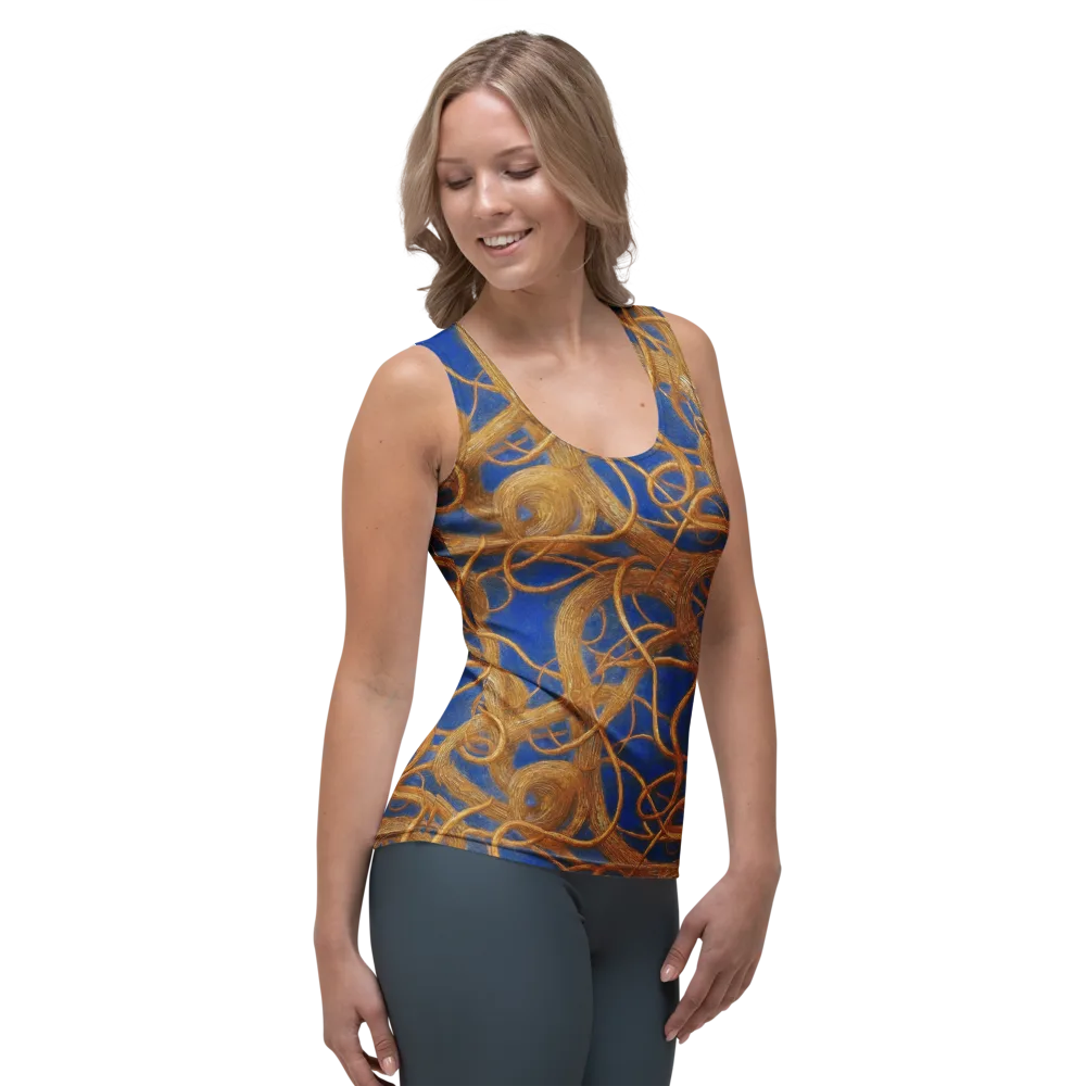 Gilded Tangle on Women's Tank Top — Right Front