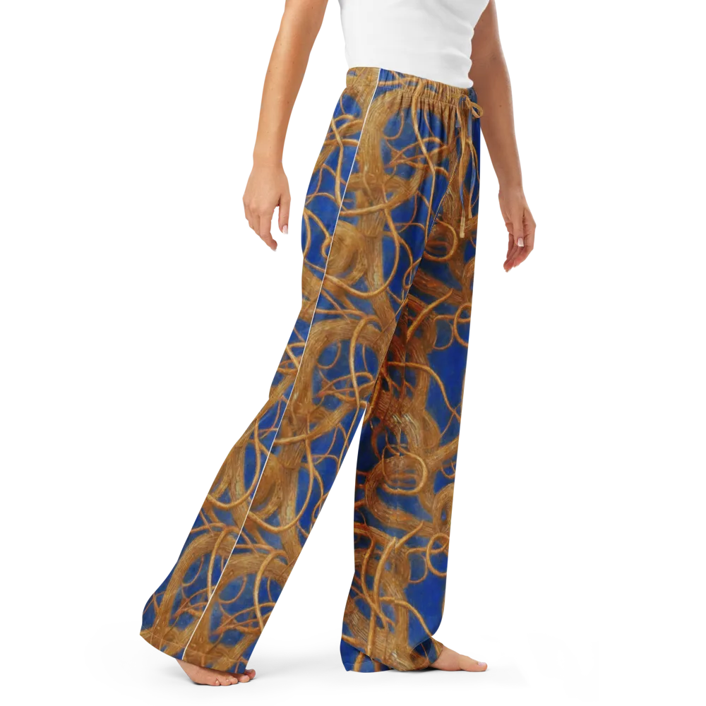 Gilded Tangle on Women's Pajama Pants — Right Front