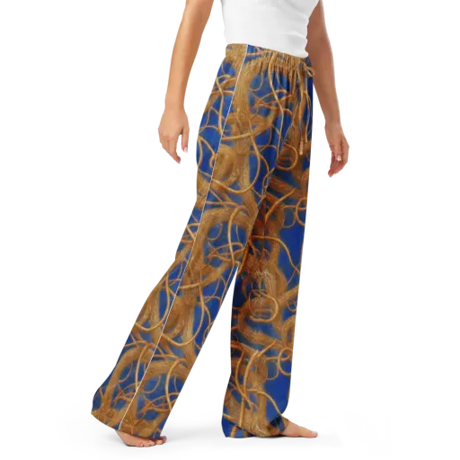 Gilded Tangle on a Women's Pajama Pants