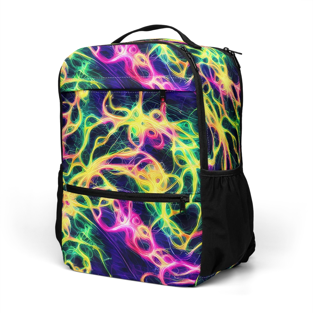 Prism Veins on Utility Backpack — Left Front