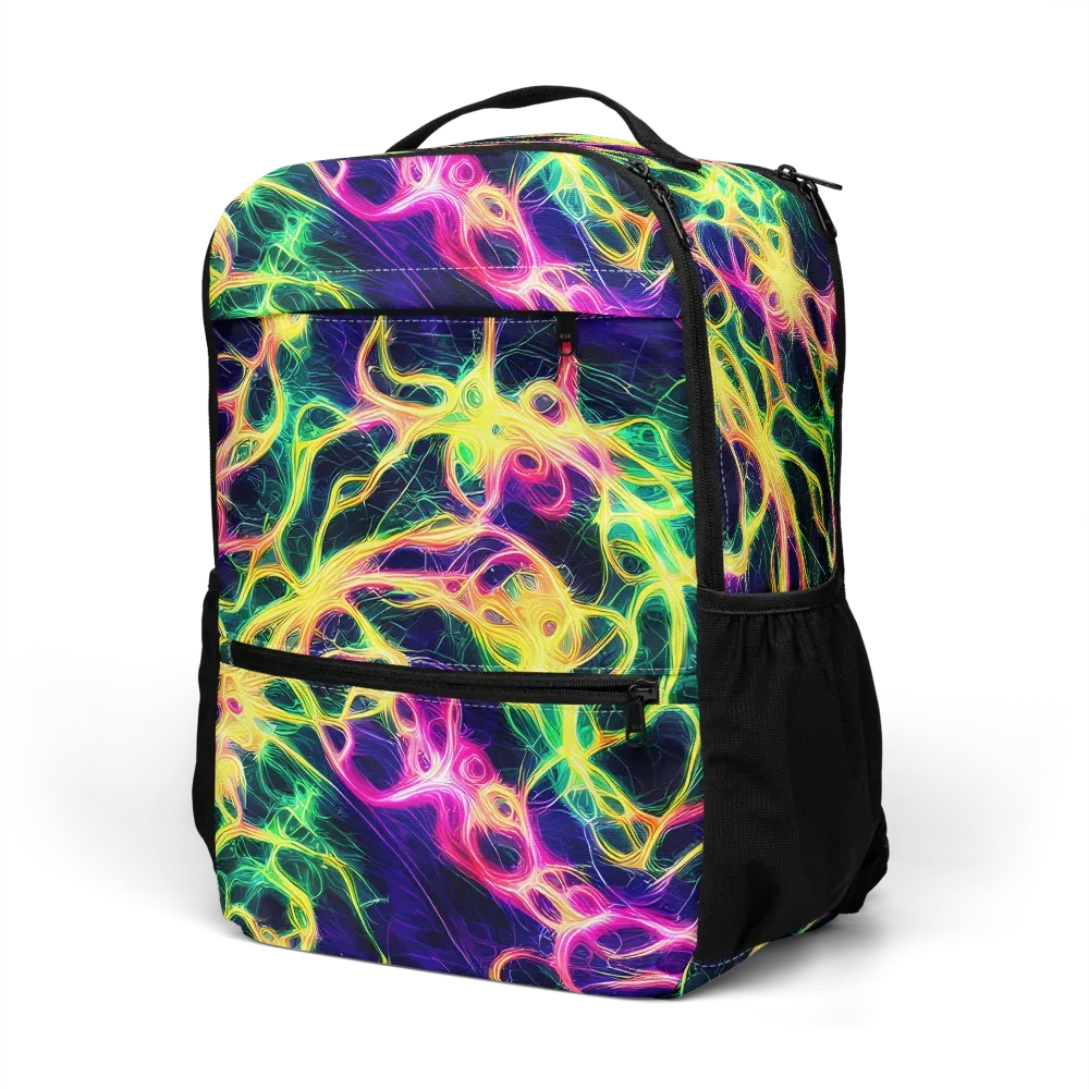 Prism Veins on Utility Backpack — Left Front