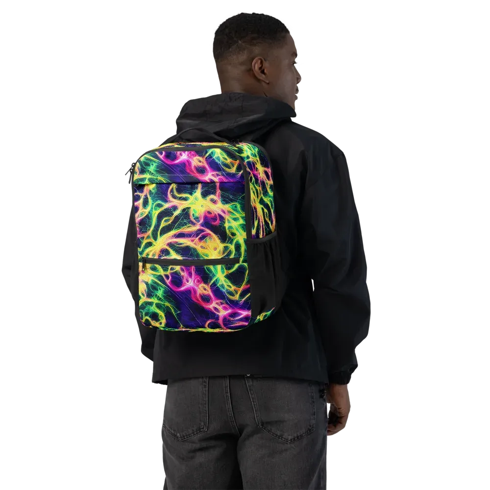 Prism Veins on Utility Backpack — Back