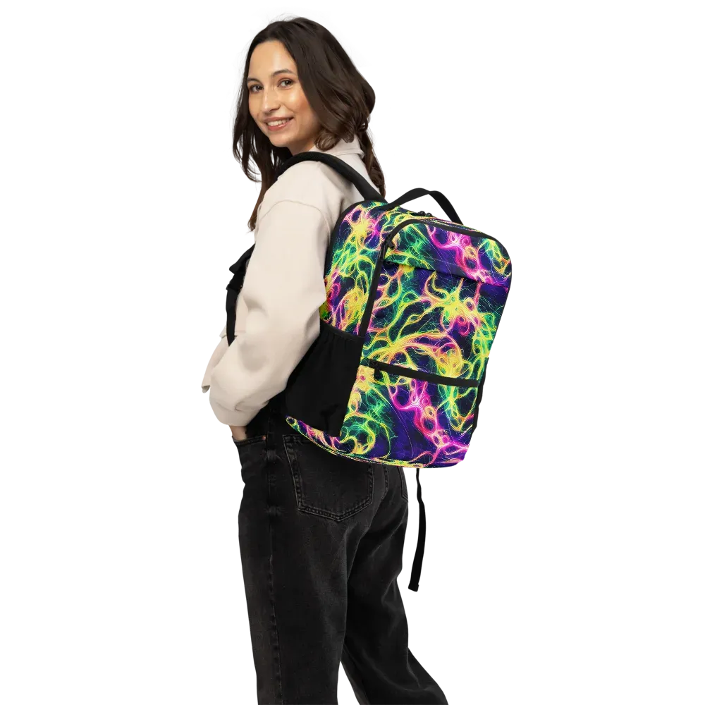 Prism Veins on Utility Backpack — Back