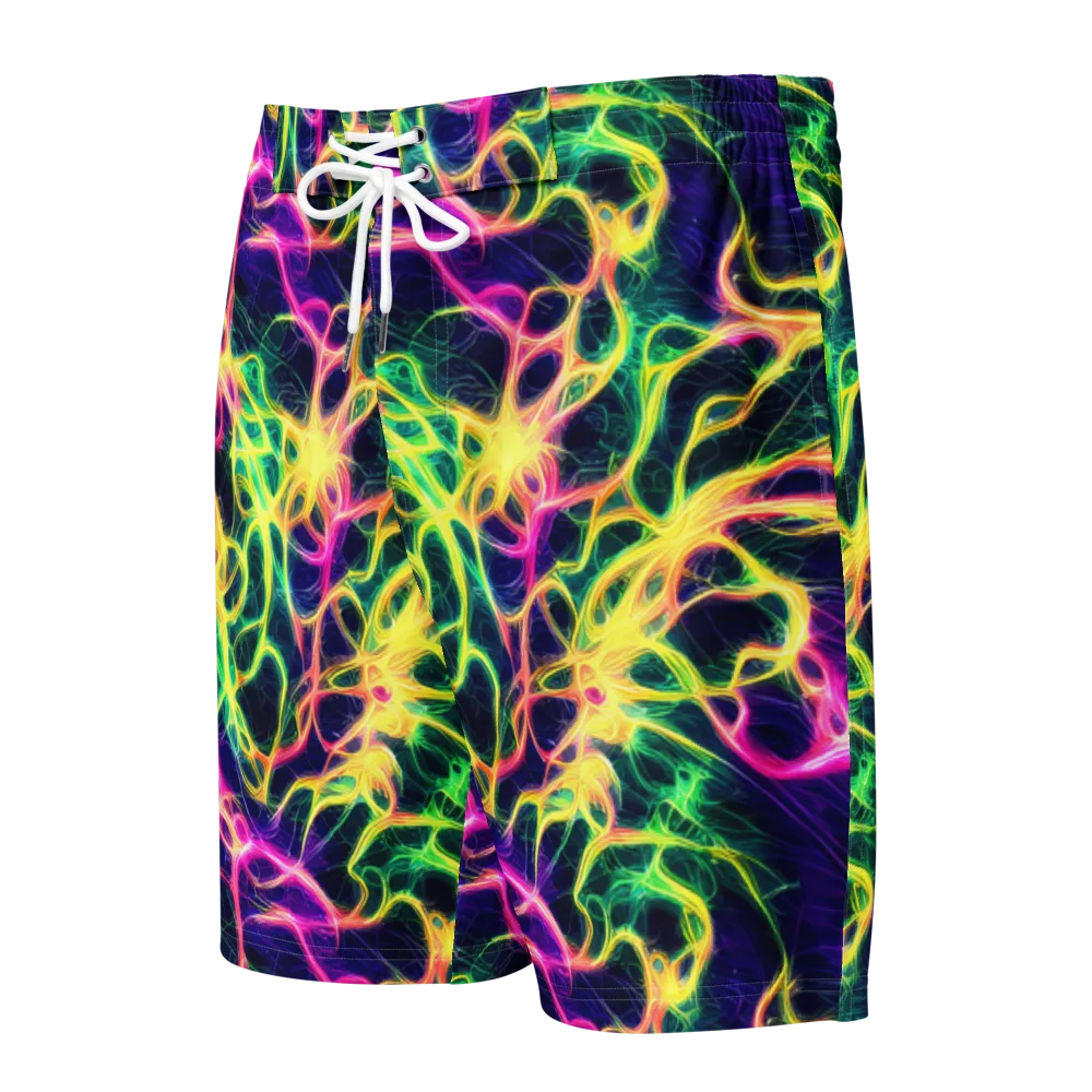 Prism Veins on Men's Board Shorts — Front