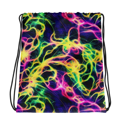 Prism Veins on a Drawstring Bag