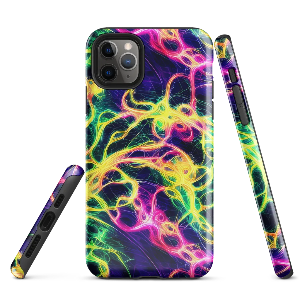 Prism Veins on Tough Case for iPhone® — Front
