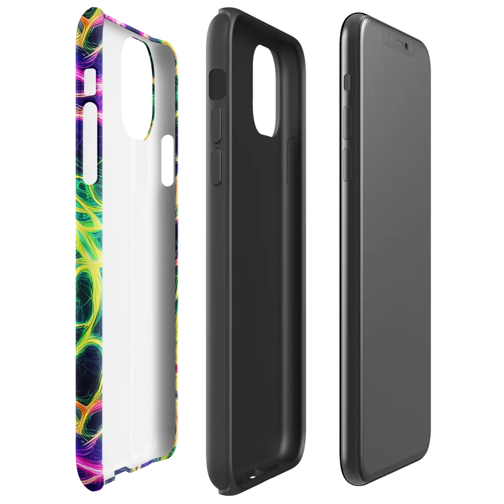 Prism Veins on Tough Case for iPhone® — Right