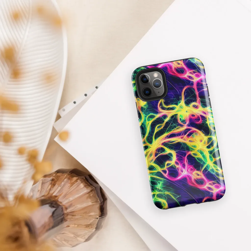 Prism Veins on Tough Case for iPhone® — Front