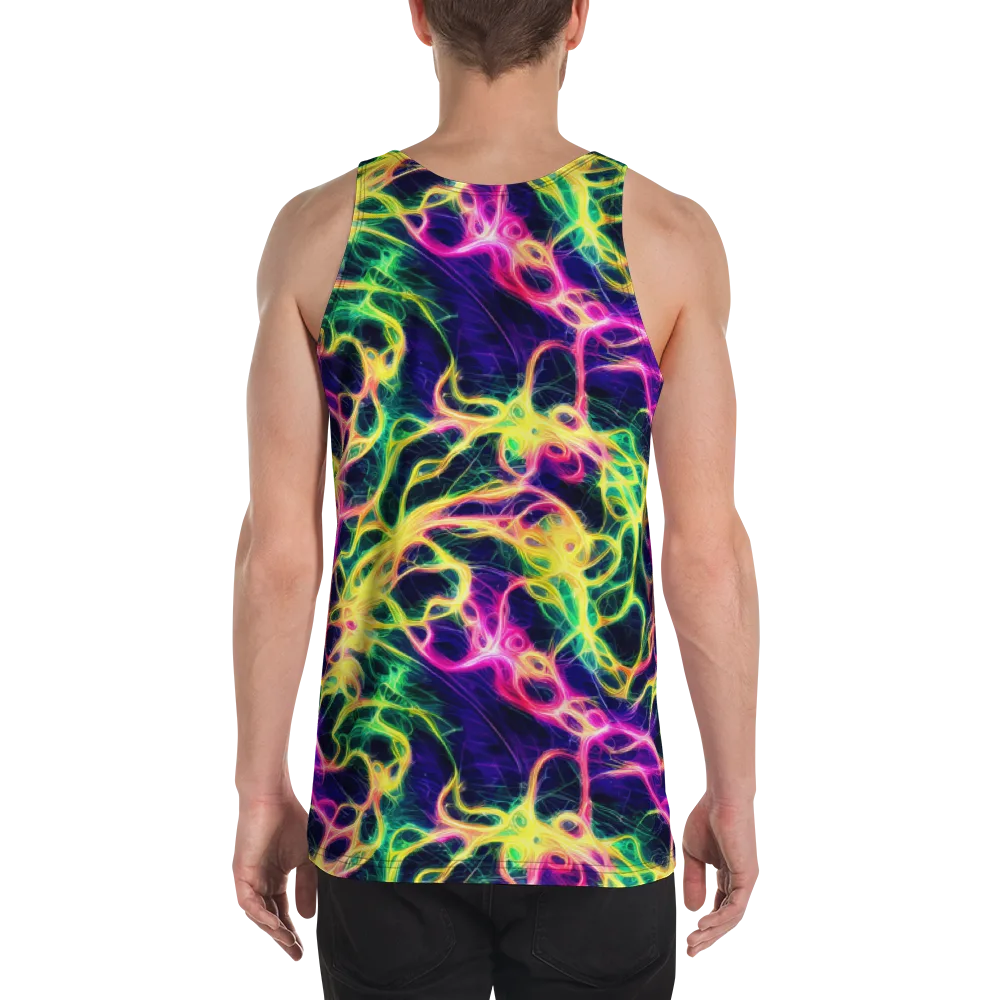 Prism Veins on Men's Tank Top — Back