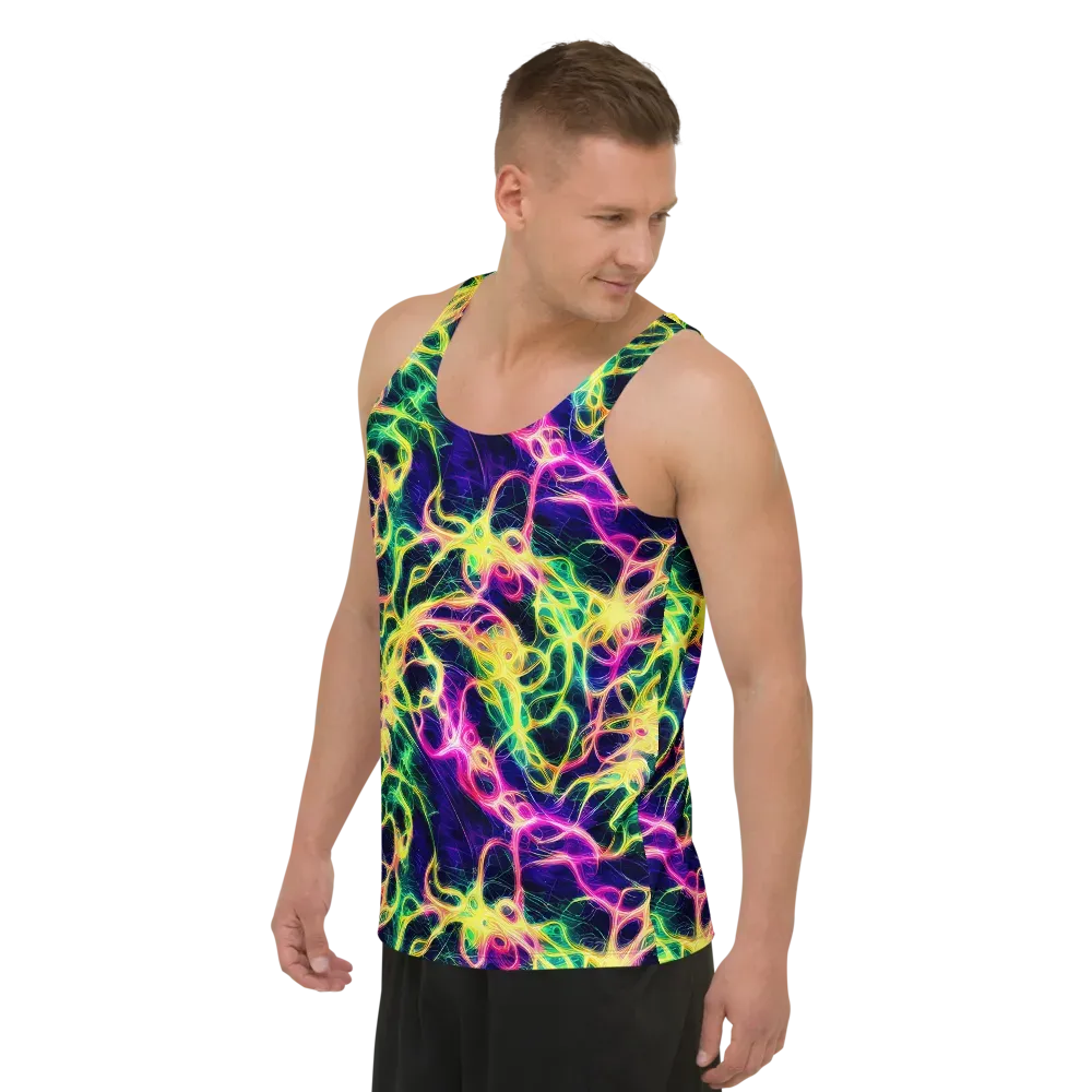Prism Veins on Men's Tank Top — Left Front