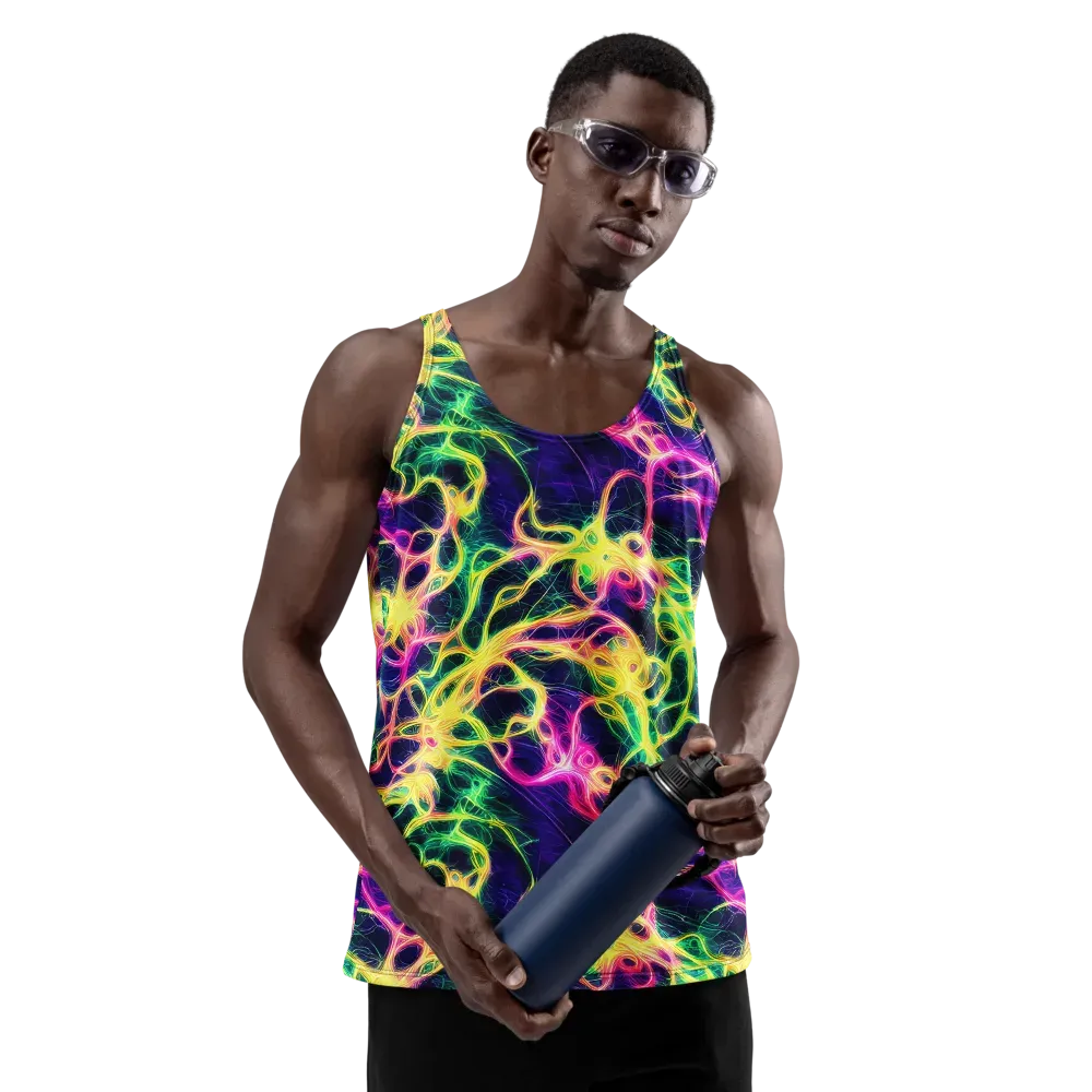 Prism Veins on Men's Tank Top — Front