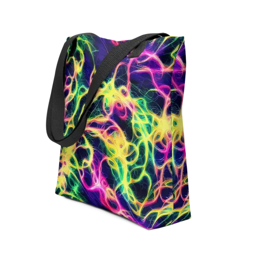 Prism Veins on a Tote Bag