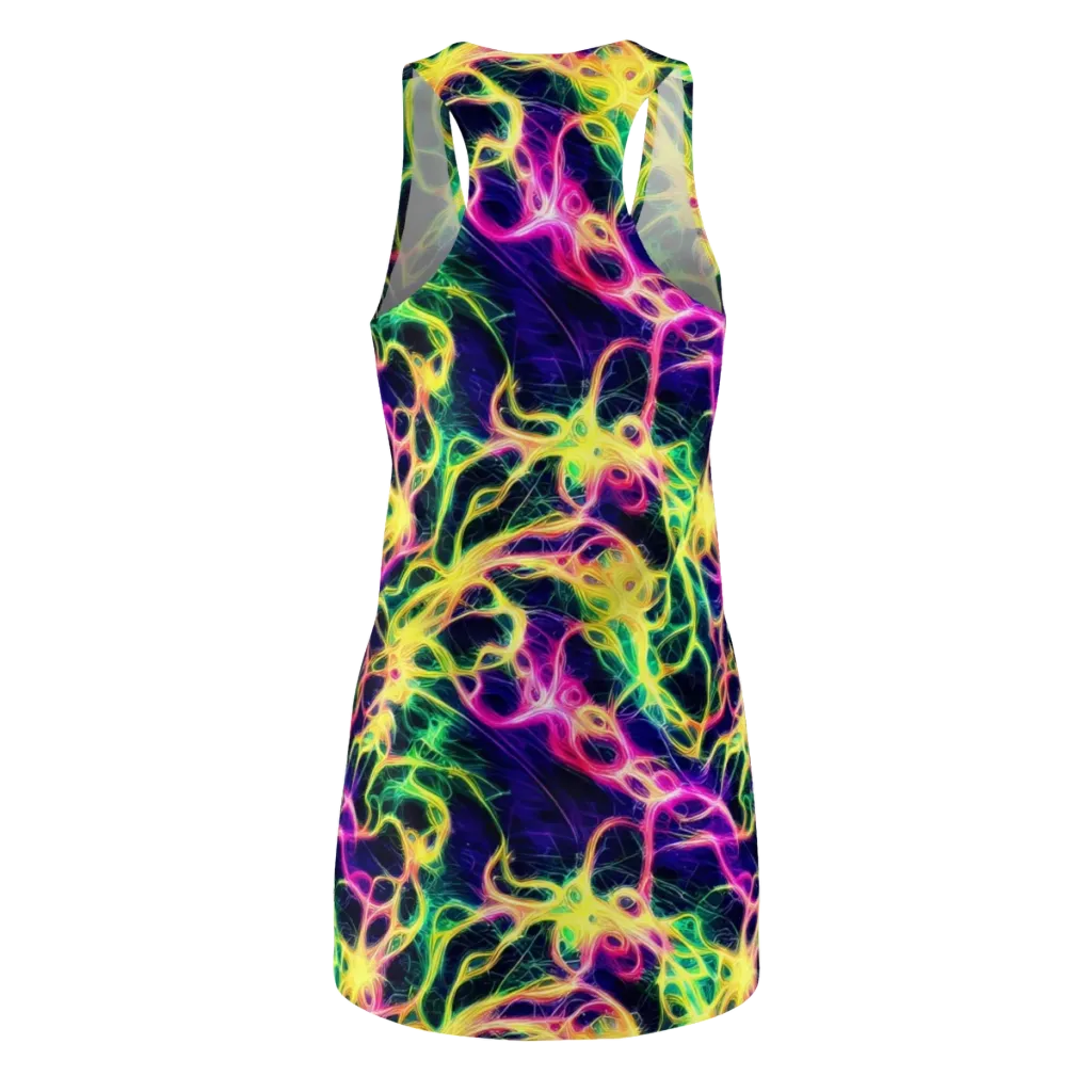 Prism Veins on Racerback Dress — Back