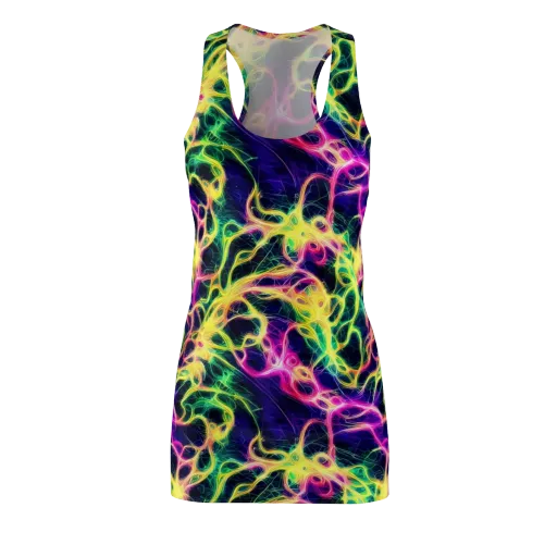 Prism Veins on a Racerback Dress