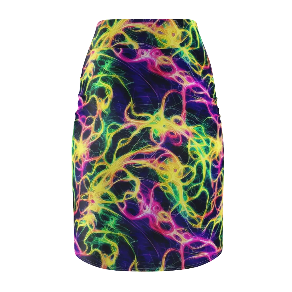 Prism Veins on Pencil Skirt — Back