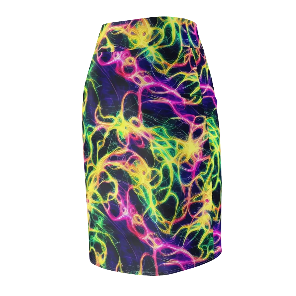 Prism Veins on Pencil Skirt — Back Side