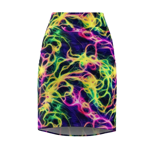 Prism Veins on a Pencil Skirt