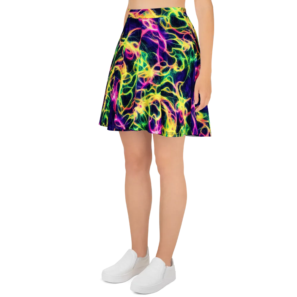 Prism Veins on Skater Skirt — Left