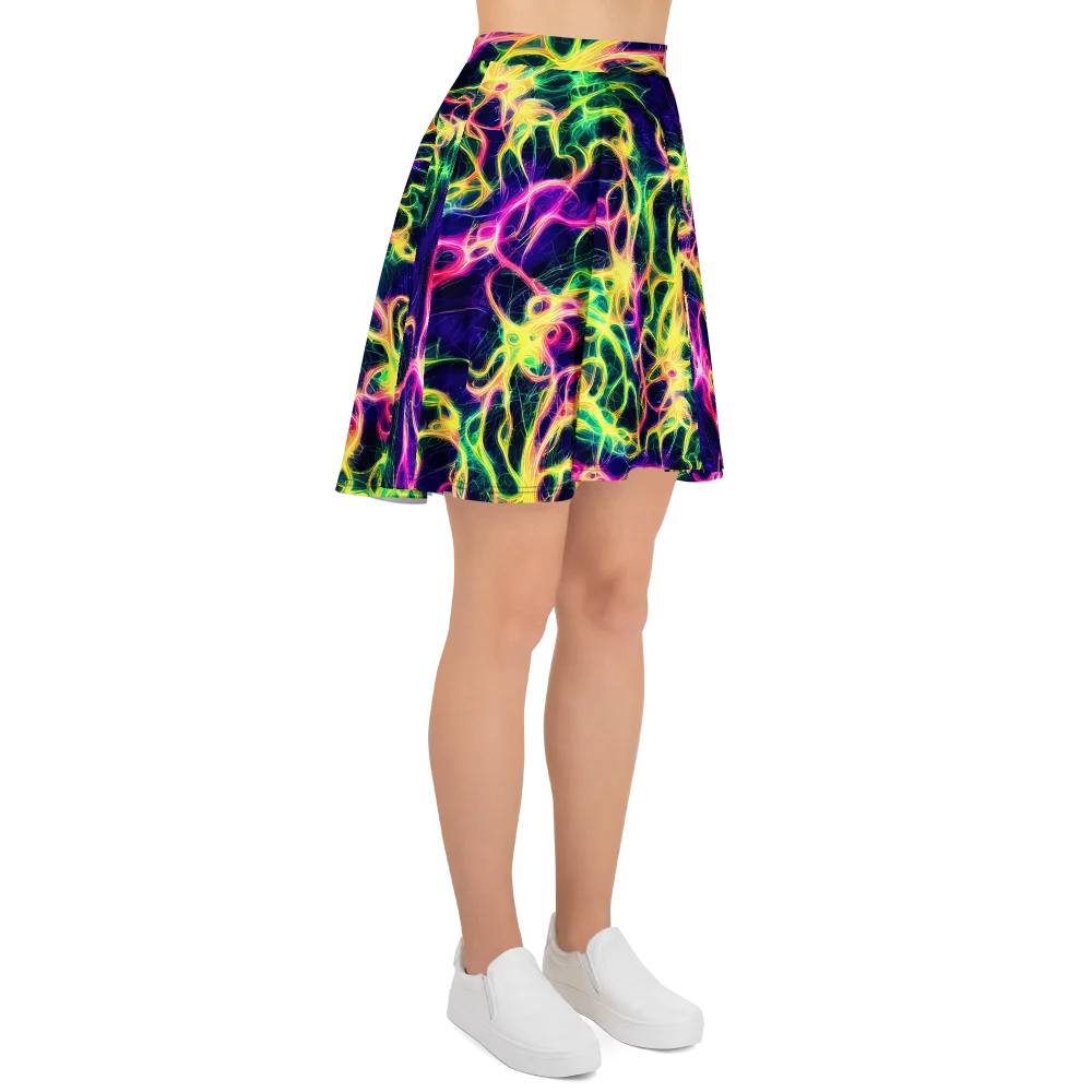 Prism Veins on Skater Skirt — Right