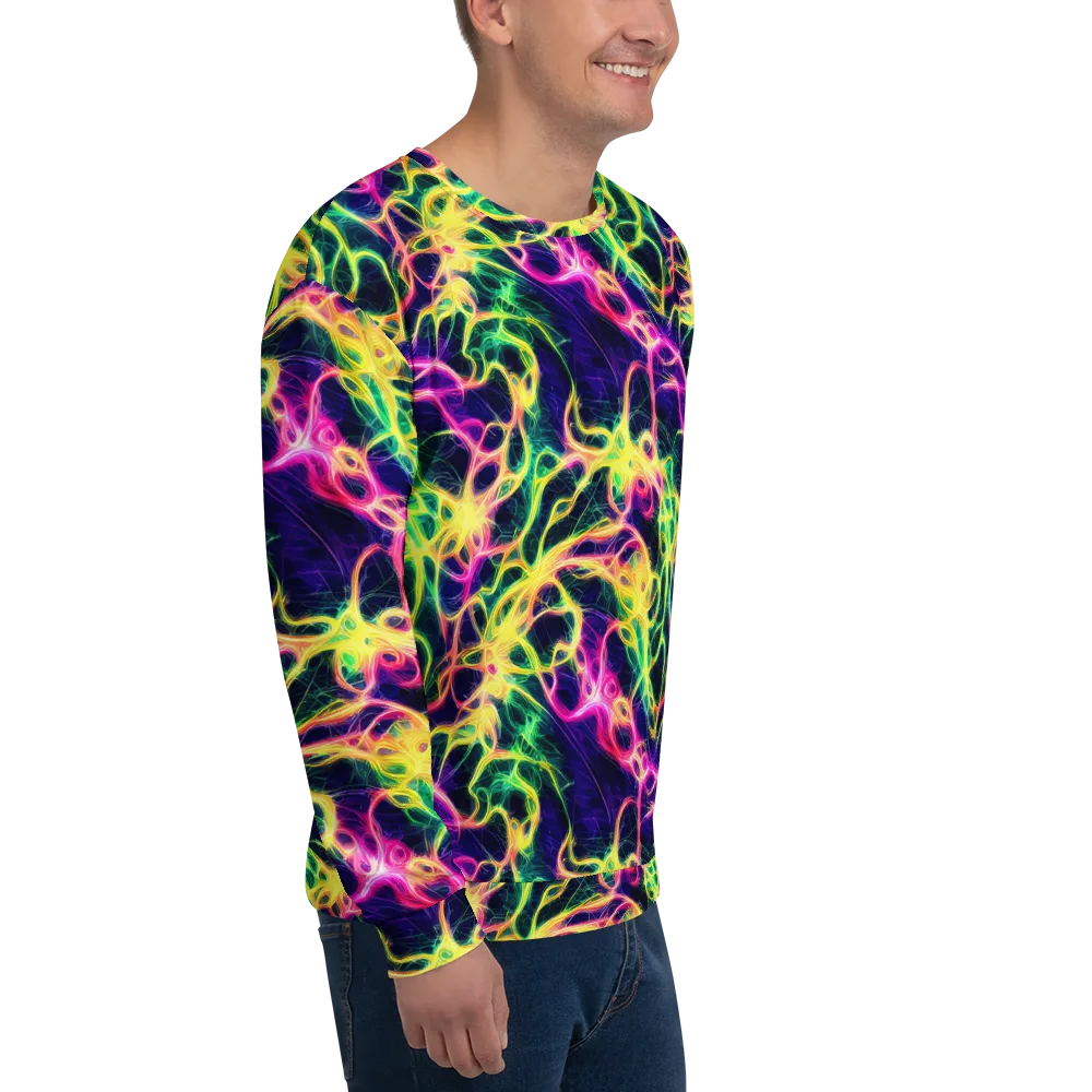 Prism Veins on Sweatshirt — Right Front