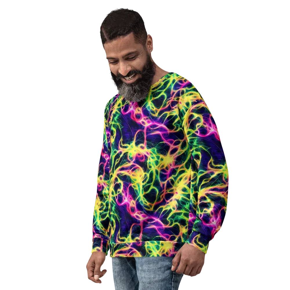 Prism Veins on Sweatshirt — Left Front