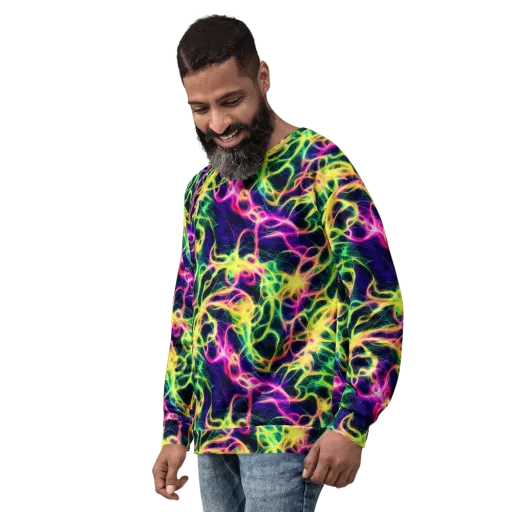 Prism Veins on a Sweatshirt