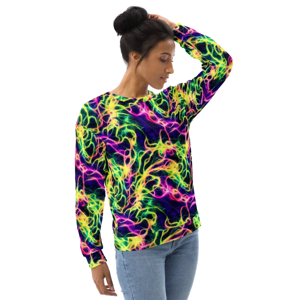 Prism Veins on Sweatshirt — Right Front