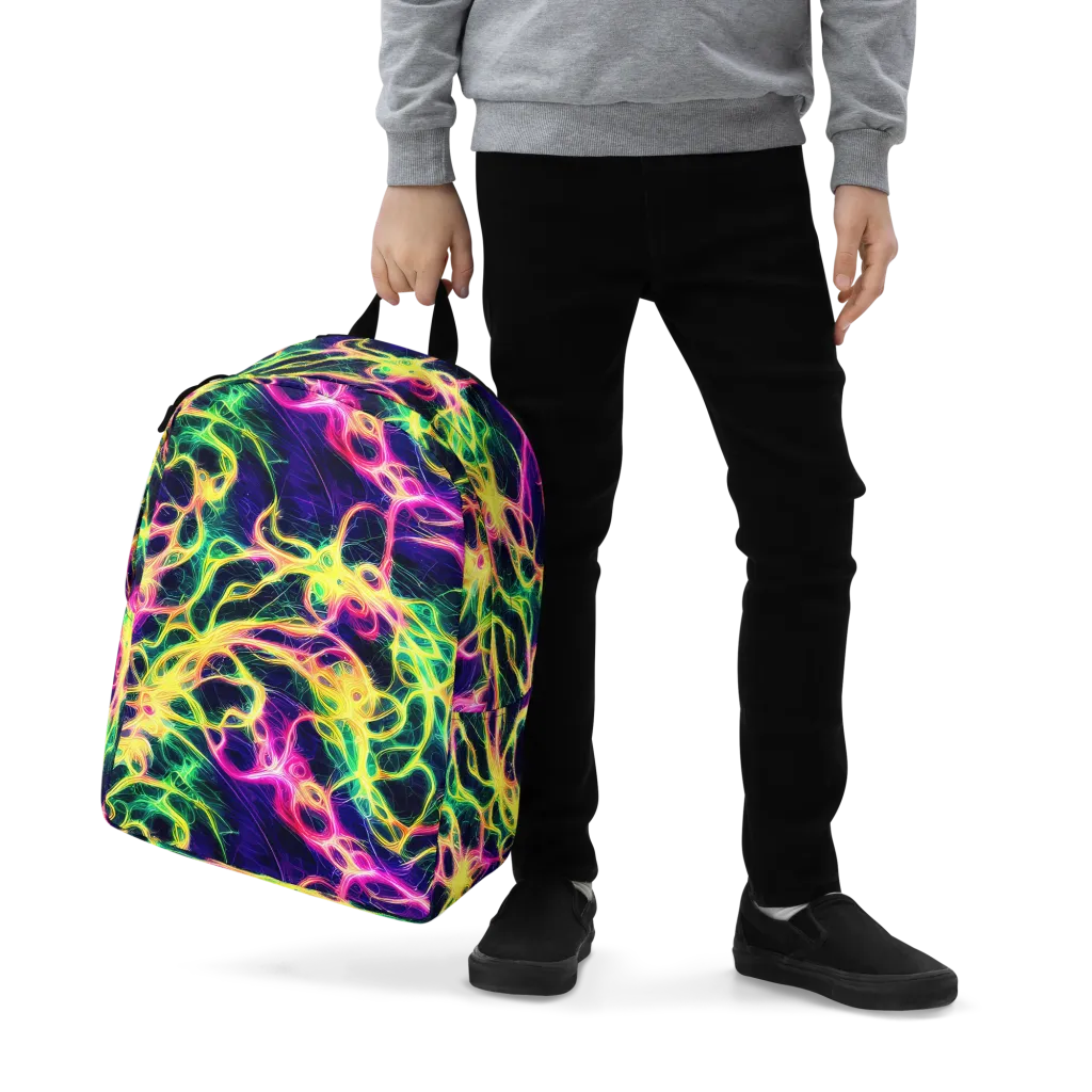 Prism Veins on Minimalist Backpack — Zoomed-in