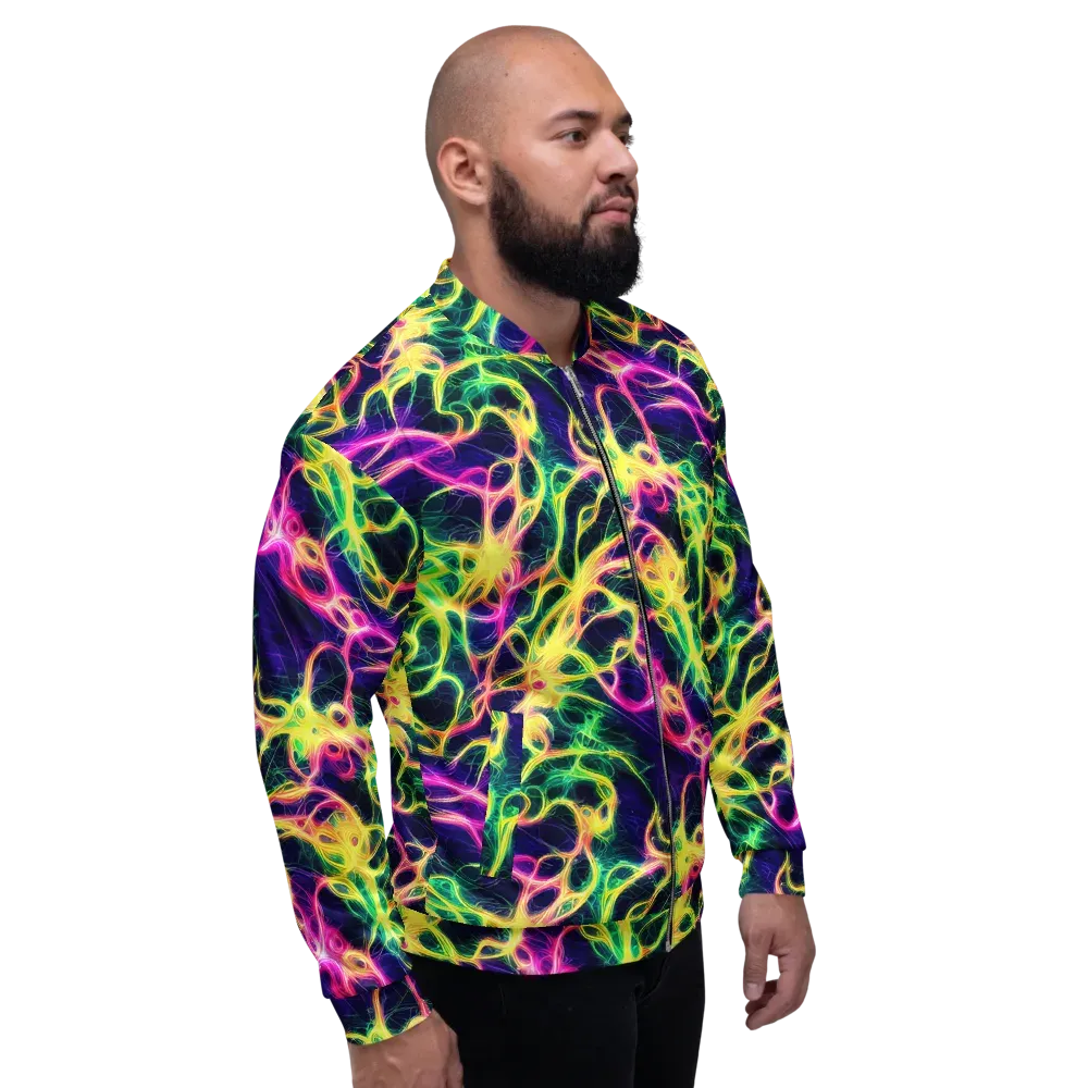 Prism Veins on Bomber Jacket — Right