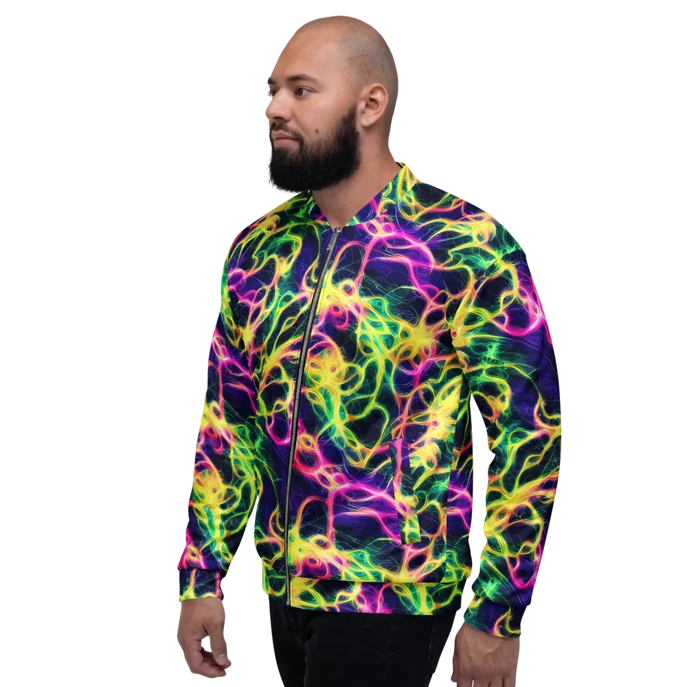 Prism Veins on Bomber Jacket — Left