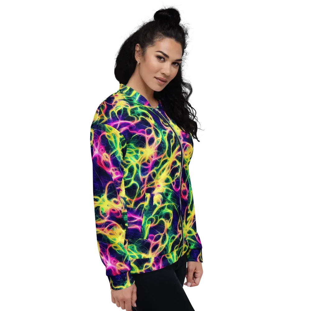 Prism Veins on Bomber Jacket — Right