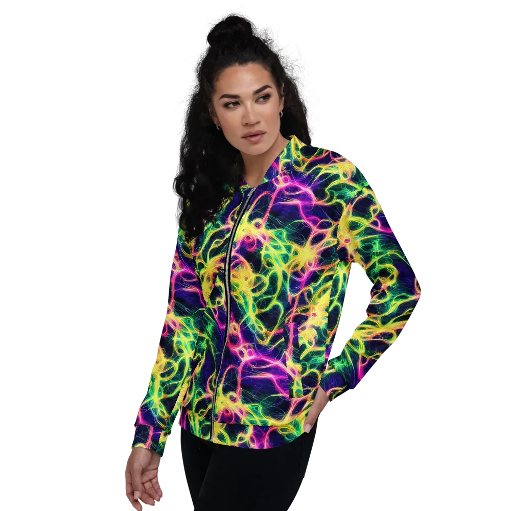 Prism Veins on Bomber Jacket — Left
