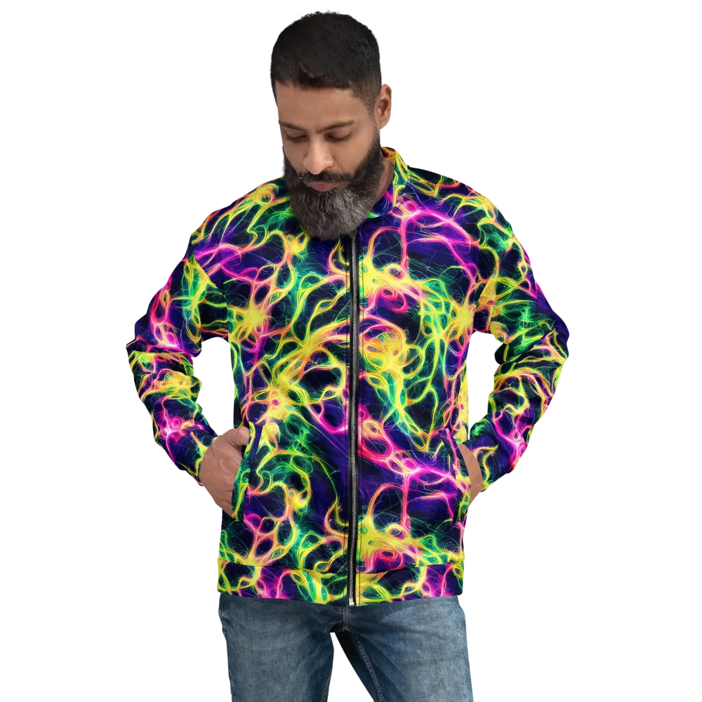 Prism Veins on Bomber Jacket — Front