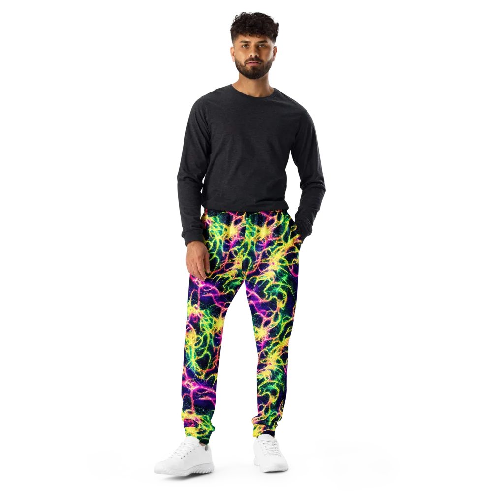 Prism Veins on Men's Joggers — Front