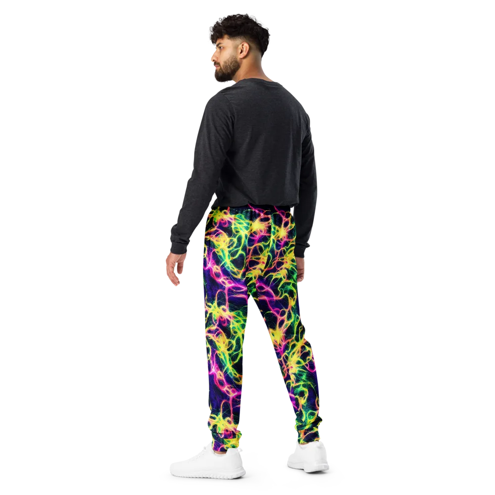 Prism Veins on Men's Joggers — Back