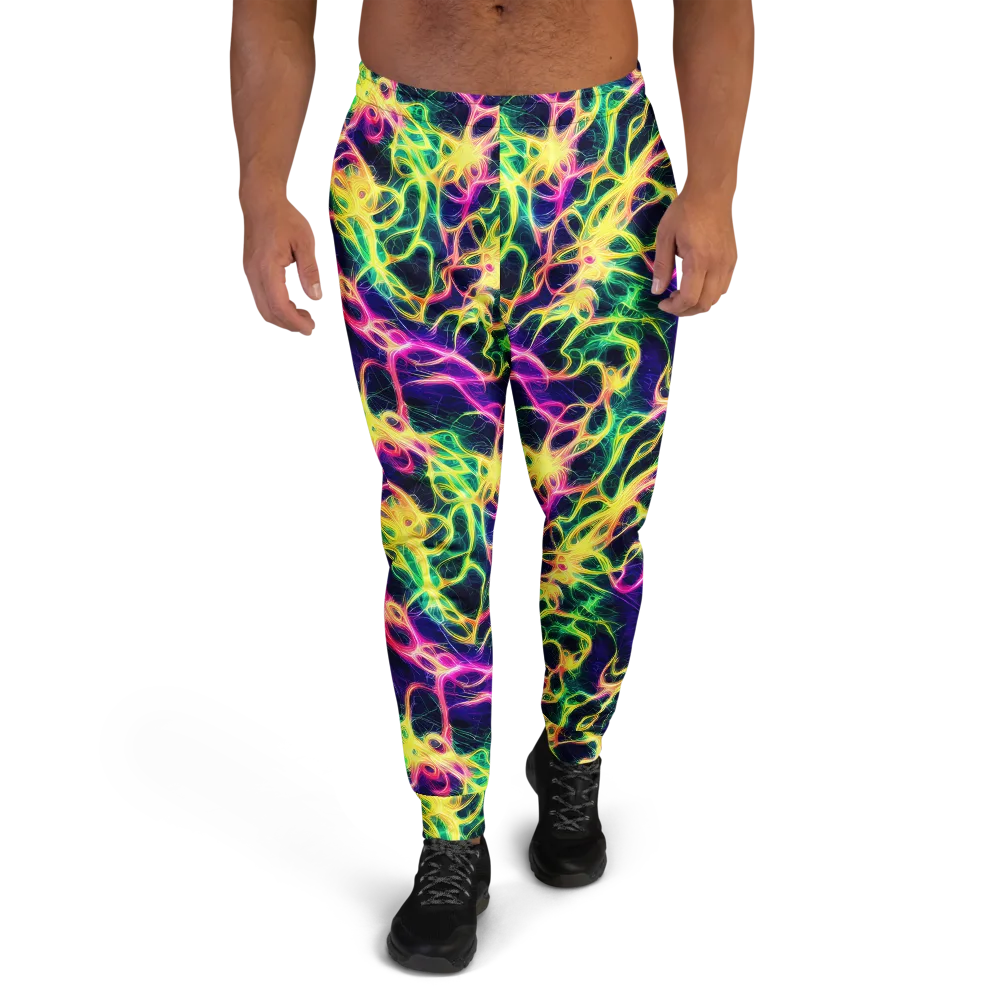 Prism Veins on Men's Joggers — Front
