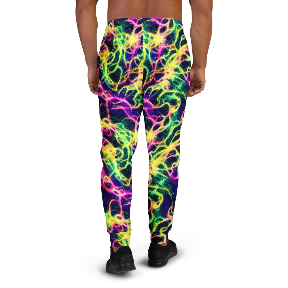 Prism Veins on Men's Joggers — Back